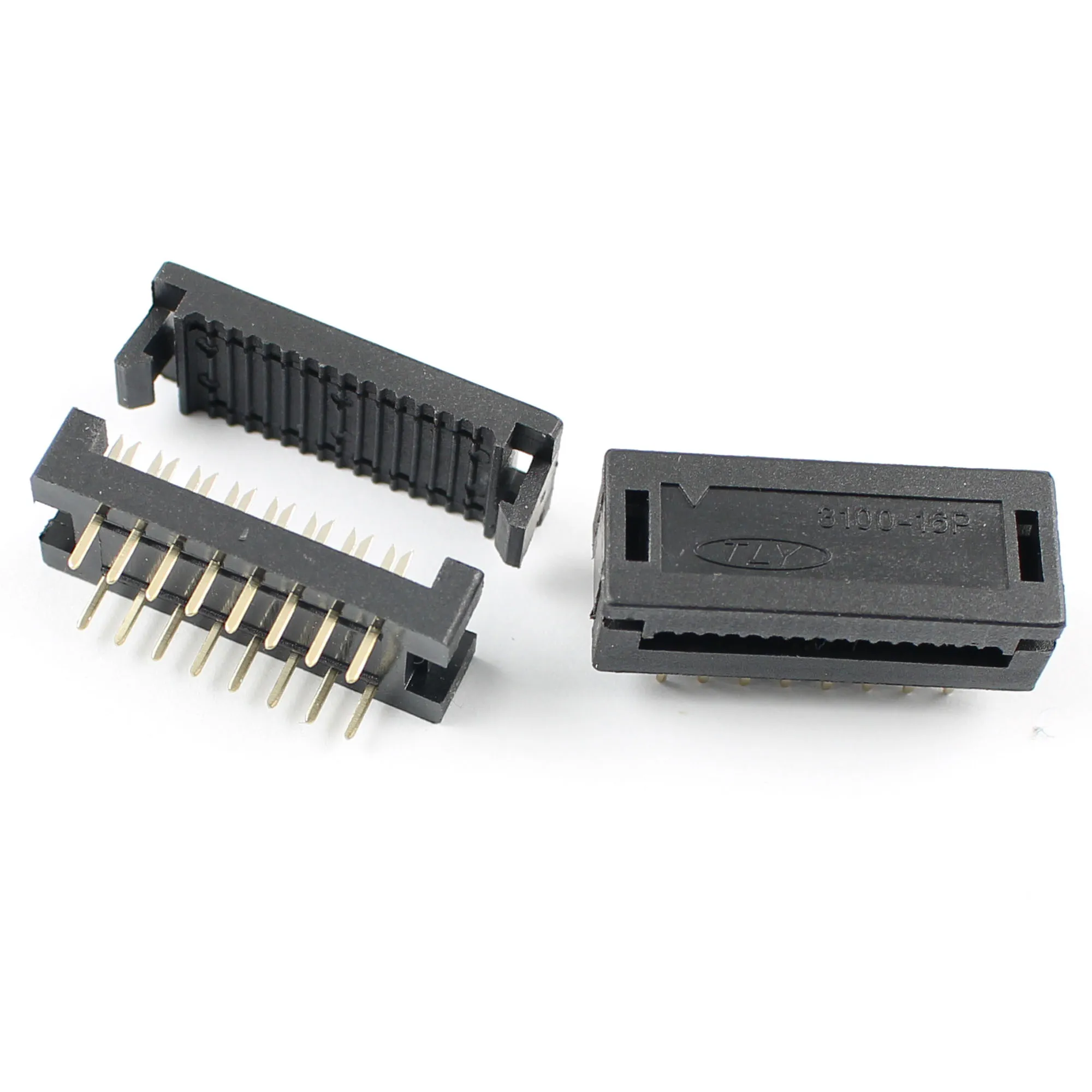 10Pcs Per Lot 2.54mm 2x8 Pin 16 Pin Male IDC Ribbon Cable Transition Connector 3100-16P
10Pcs Per Lot 2.54mm 2x8 Pin 16 Pin Male IDC Ribbon Cable Transition Connector 3100-16P