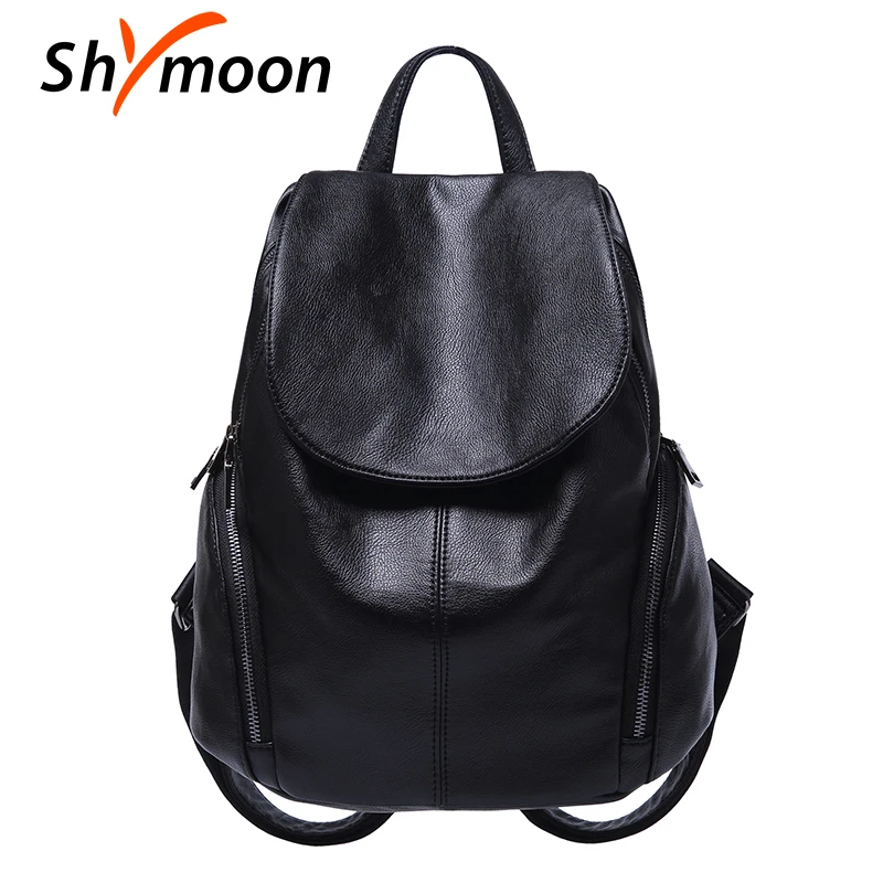 SHYMOON brand design women backpack high level leather backpacks for travel vintage anti-theft mochila school bags for girl 1874
SHYMOON brand design women backpack high level leather backpacks for travel vintage anti-theft mochila school bags for girl 1874