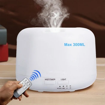300ML Humidifier r 7 LED Lights With Remote Control Essential Oil Diffuser Cool Mist Humidifier Aromatherapy Diffuse For Home
300ML Humidifier r 7 LED Lights With Remote Control Essential Oil Diffuser Cool Mist Humidifier Aromatherapy Diffuse For Home