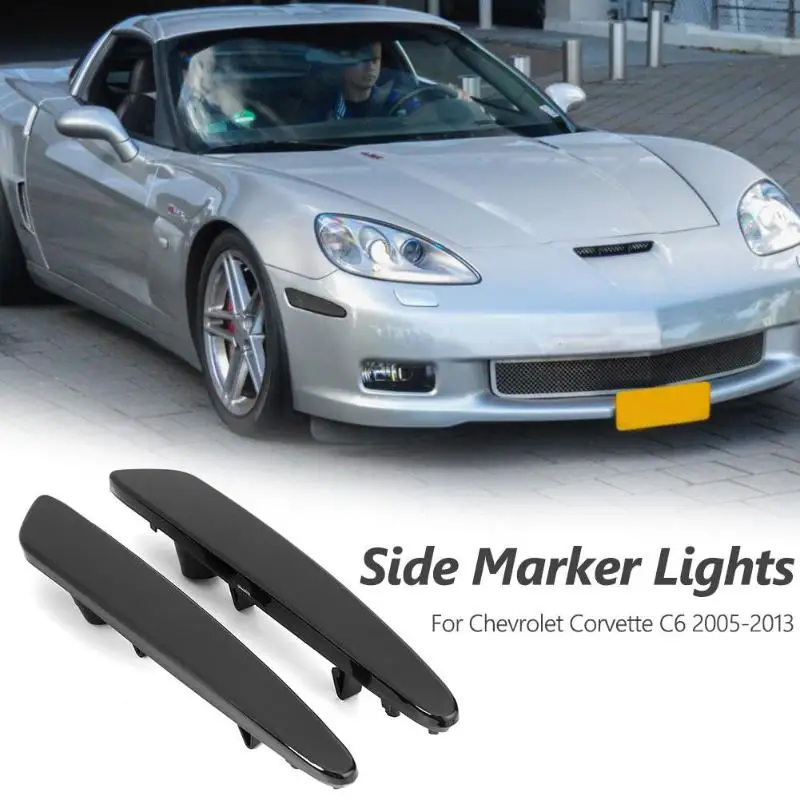 Front Corner Side Marker Lights without Bulbs Portable Practical Durable and Simple for Chevrolet Corvette 2005-2013
Front Corner Side Marker Lights without Bulbs Portable Practical Durable and Simple for Chevrolet Corvette 2005-2013