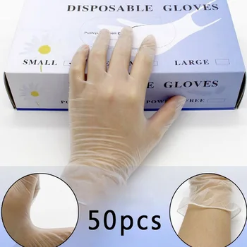 50Pcs Comfortable Disposable Non-slip Protective Gloves Transparent Oilproof Convenient And Comfortable
50Pcs Comfortable Disposable Non-slip Protective Gloves Transparent Oilproof Convenient And Comfortable