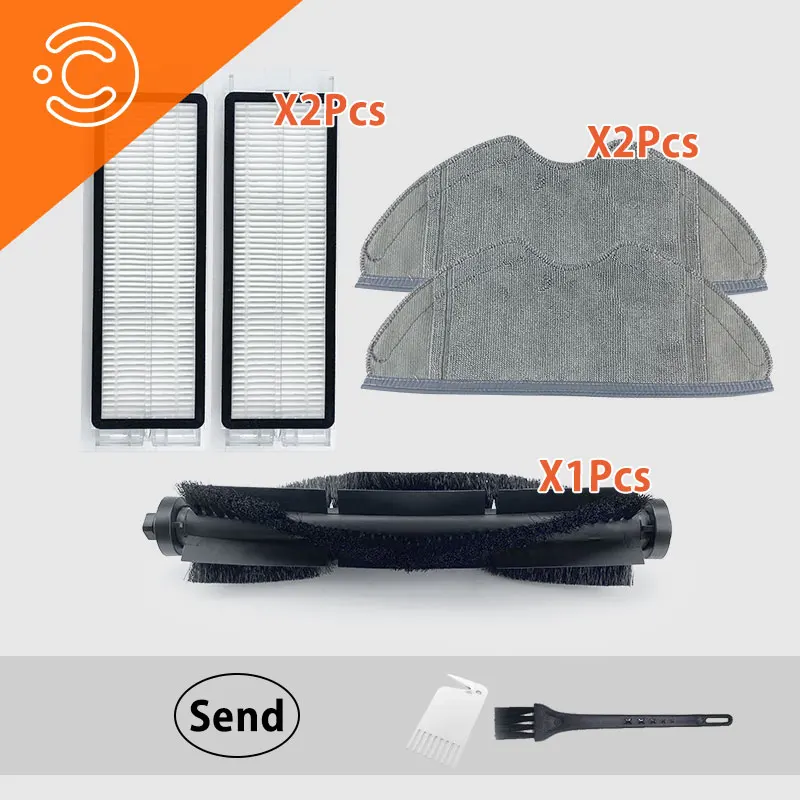 Robot Vacuum Cleaner Main Brush HEPA Filter Side Brush Mop Cloth For 360 S5 S7 Robotic Vacuum Cleaner Replaceable Parts set
Robot Vacuum Cleaner Main Brush HEPA Filter Side Brush Mop Cloth For 360 S5 S7 Robotic Vacuum Cleaner Replaceable Parts set
