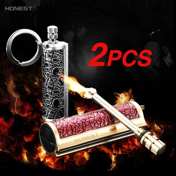 2PCS Luxury Metal Durable Waterproof Matches Flint Stone Key Ring Instant Emergency Fire Starter Safety Matchstick
2PCS Luxury Metal Durable Waterproof Matches Flint Stone Key Ring Instant Emergency Fire Starter Safety Matchstick