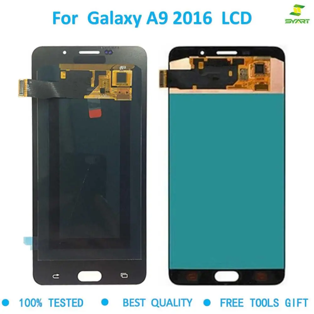 for SAMSUNG Galaxy 2016 A9 LCD digitizer 6.0"touch screen Tested A9 Pro A910 A9100 touch screen full replacement +free tools
for SAMSUNG Galaxy 2016 A9 LCD digitizer 6.0"touch screen Tested A9 Pro A910 A9100 touch screen full replacement +free tools