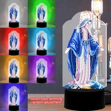 5D Bedroom DIY Home Decor With Tools Colorful Modeling Diamond Painting Led Lamp Virgin Mary USB Night Light Gifts Embroidery
5D Bedroom DIY Home Decor With Tools Colorful Modeling Diamond Painting Led Lamp Virgin Mary USB Night Light Gifts Embroidery