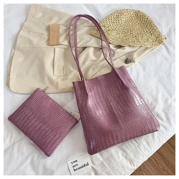 Big Luxury Crocodile Pattern Women Leather Handbags Lady Large Tote Bag Female Shopping Shoulder Bag Women's Bolsas Sac A Main
Big Luxury Crocodile Pattern Women Leather Handbags Lady Large Tote Bag Female Shopping Shoulder Bag Women's Bolsas Sac A Main