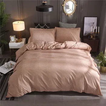 Solid Color Bedding Set Luxury Three-four Pcs Cotton Linens Pillowcases Nordic Bedroom King Size Double Bed Complete Duvet Cover
Solid Color Bedding Set Luxury Three-four Pcs Cotton Linens Pillowcases Nordic Bedroom King Size Double Bed Complete Duvet Cover
