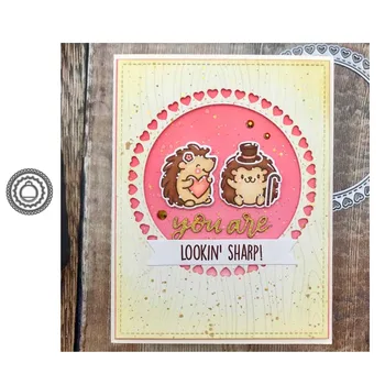 JC Heart Circle Frame Metal Cutting Dies Scrapbooking Die Cut Card Make Stencil Craft Handmade Tool Mold Mould Model Decoration
JC Heart Circle Frame Metal Cutting Dies Scrapbooking Die Cut Card Make Stencil Craft Handmade Tool Mold Mould Model Decoration