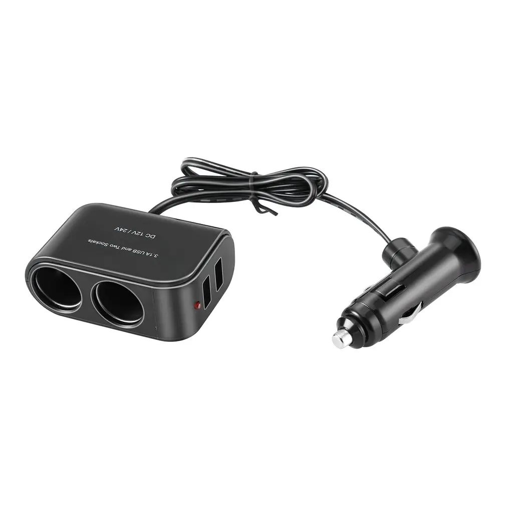 Universal USB 12V/24V 2 Way Car Cigarette Lighter +LED Light Switch Auto Socket Splitter Charger vehicle lighter adapter
Universal USB 12V/24V 2 Way Car Cigarette Lighter +LED Light Switch Auto Socket Splitter Charger vehicle lighter adapter