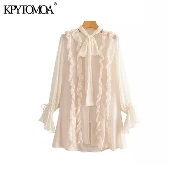 Vintage Stylish Ruffled Bow Tie Mini Dress Women 2020 Fashion Two Piece Sets See Through Long Sleeve Beach Dresses Vestidos
Vintage Stylish Ruffled Bow Tie Mini Dress Women 2020 Fashion Two Piece Sets See Through Long Sleeve Beach Dresses Vestidos