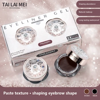 New 1pcs Fashion Black Eyebrow Cream Brown Eyebrow Cream Rich Eyeliner Lasting Waterproof Non-marking And Blooming Eyebrow Cream
New 1pcs Fashion Black Eyebrow Cream Brown Eyebrow Cream Rich Eyeliner Lasting Waterproof Non-marking And Blooming Eyebrow Cream