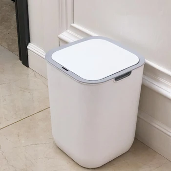 New Smart Sensor Trash Bin Quick Opening Induction Plastic Bucket With Garbage Bag Holder Square Bathroom Kitchen Garbage Tank
New Smart Sensor Trash Bin Quick Opening Induction Plastic Bucket With Garbage Bag Holder Square Bathroom Kitchen Garbage Tank