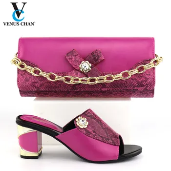 New Fashion Bag and Shoe Woman Wedding African Shoe and Bag Set Decorated with Rhinestone Italy High Heels Women Wedding Shoes
New Fashion Bag and Shoe Woman Wedding African Shoe and Bag Set Decorated with Rhinestone Italy High Heels Women Wedding Shoes
