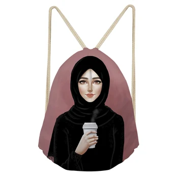 THIKIN Islam Women Print Drawstring Bags Teen Beach Easy Pouch Girls Daily Custom Pattern Personalized Shoulder Bag New Arrival
THIKIN Islam Women Print Drawstring Bags Teen Beach Easy Pouch Girls Daily Custom Pattern Personalized Shoulder Bag New Arrival