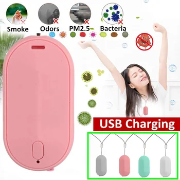New Wearable Mini Air Purifier Necklace Portable Air Freshener Ionizer/Negative Ion Generator/Odor&Smoke Remover for Adults Kids
New Wearable Mini Air Purifier Necklace Portable Air Freshener Ionizer/Negative Ion Generator/Odor&Smoke Remover for Adults Kids