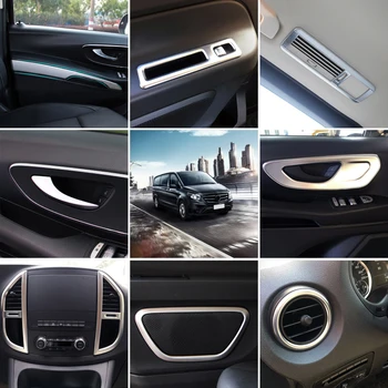 LHD! 22pcs ABS Matte Interior Accessories Decorative Cover Trim For Mercedes-Benz Vito W447 2014-2019 Accessories Car Styling
LHD! 22pcs ABS Matte Interior Accessories Decorative Cover Trim For Mercedes-Benz Vito W447 2014-2019 Accessories Car Styling