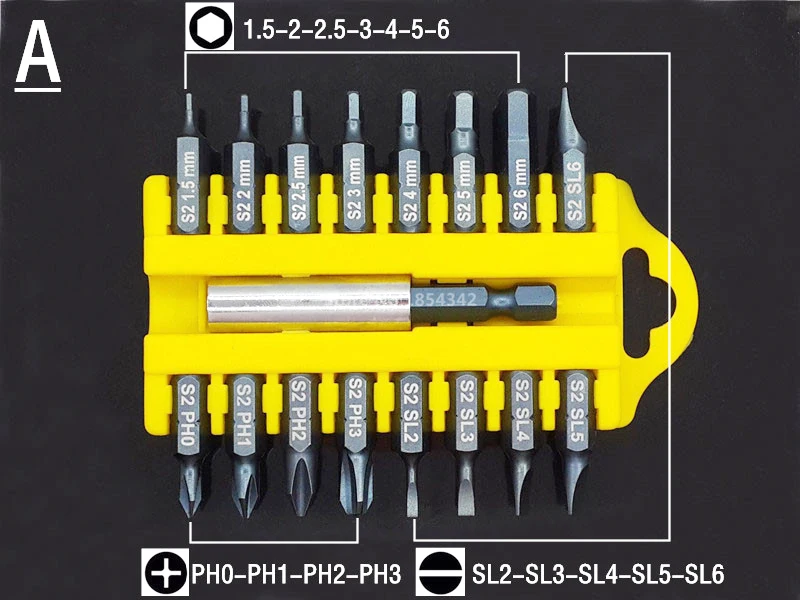 17 шт. Набор насадок для отверток с шестигранной звездой|star bit set|screwdriver bitsscrewdriver bits