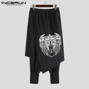 INCERUN Men Harem Pants Print High Street Elastic Waist Joggers Punk Style Skirts Pants 2020 Loose Casual Trousers Men Harajuku
INCERUN Men Harem Pants Print High Street Elastic Waist Joggers Punk Style Skirts Pants 2020 Loose Casual Trousers Men Harajuku