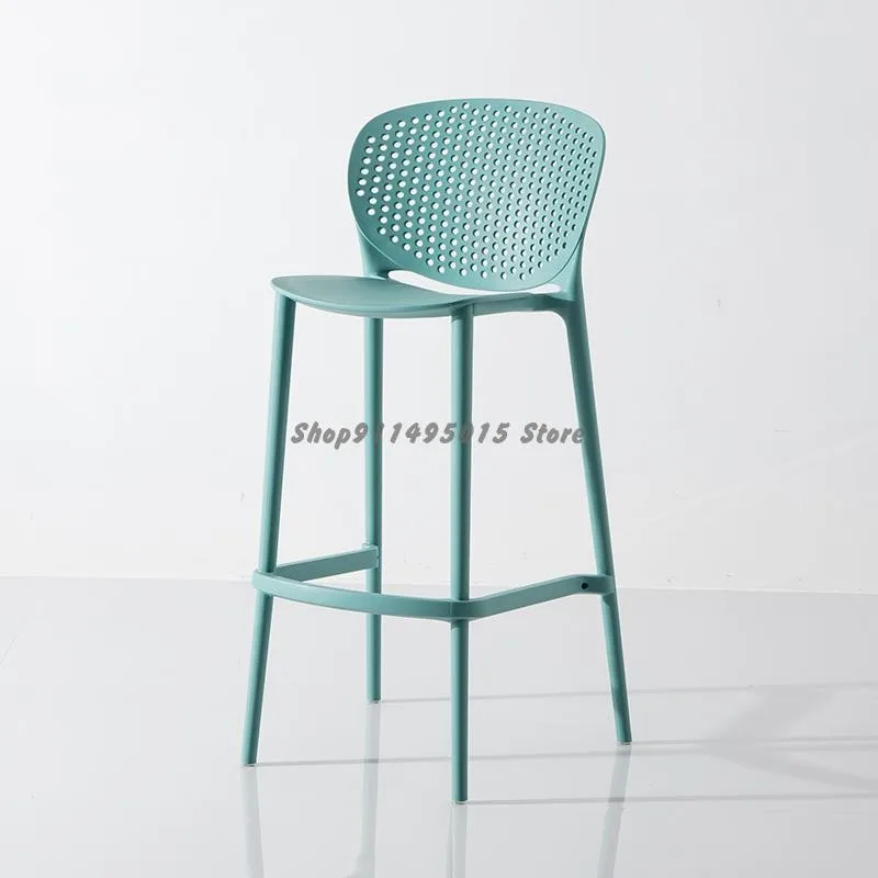 Фото Современный минималистичный утолщенный высокий стул индивидуальный | Барные стулья (1005003518804656)