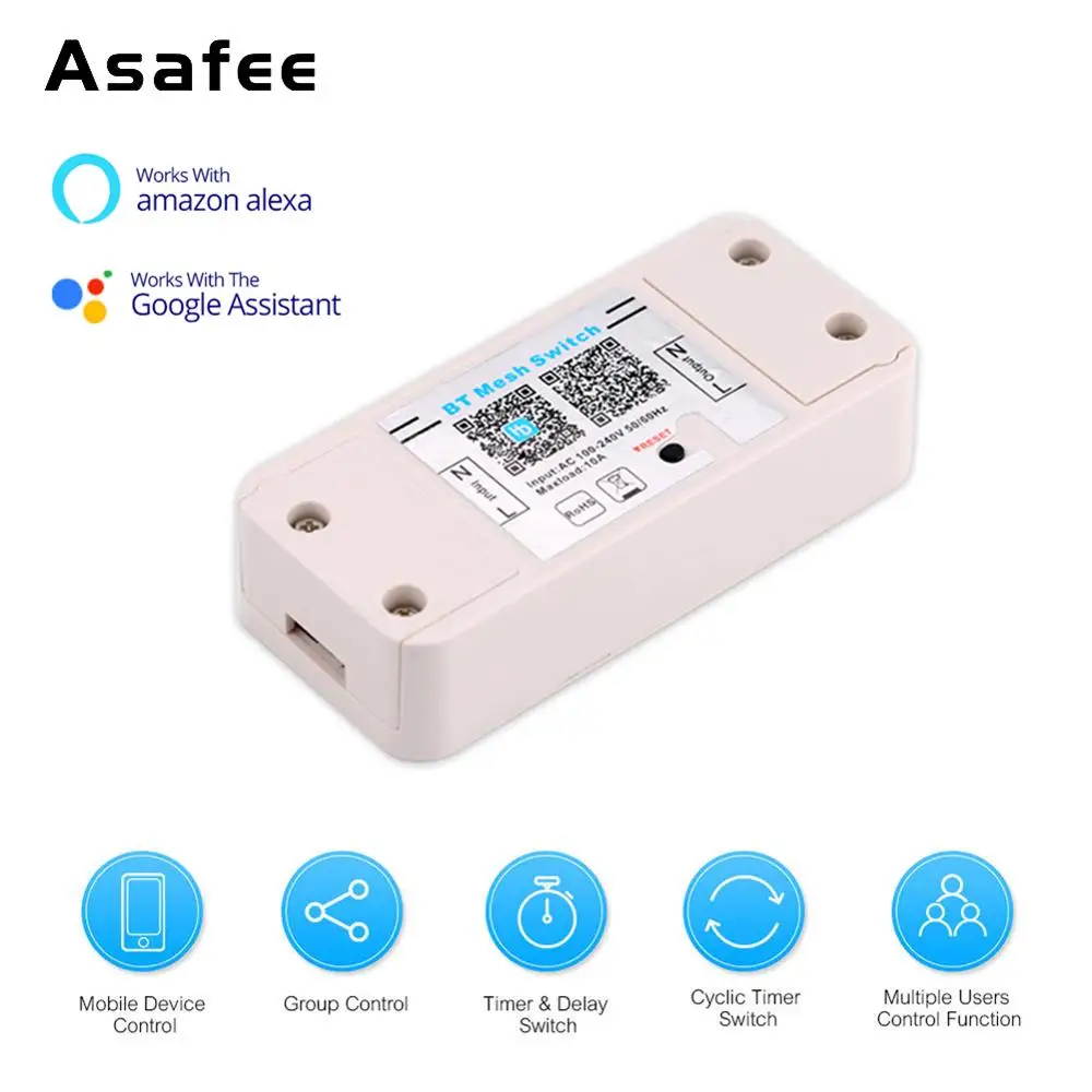 New Arrival Magic Home Smart Bluetooth WiFi Switch Controller AC 100-240V 10A IOS Android APP ON/OFF Timer LED Light Controller
New Arrival Magic Home Smart Bluetooth WiFi Switch Controller AC 100-240V 10A IOS Android APP ON/OFF Timer LED Light Controller