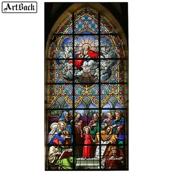 ARTBACK Diamond Painting Religious Color Window Flower Full Square Diamond Embroidery Diy 5d Crafts Stick Diamond Cross Stitch
ARTBACK Diamond Painting Religious Color Window Flower Full Square Diamond Embroidery Diy 5d Crafts Stick Diamond Cross Stitch