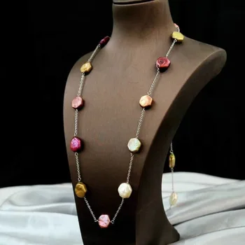 Long Irregular Freshwater Pearl Necklace Women Sweater Chain Necklace Female Choker Necklace Jewelry Accessories
Long Irregular Freshwater Pearl Necklace Women Sweater Chain Necklace Female Choker Necklace Jewelry Accessories