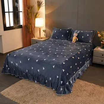 Bonenjoy 1 pc Blanket For Bed Warm Flannel Fleece Bed Sheet Gray Color Geometric Printed Queen/King Size Bed Cover for Winter 
Bonenjoy 1 pc Blanket For Bed Warm Flannel Fleece Bed Sheet Gray Color Geometric Printed Queen/King Size Bed Cover for Winter