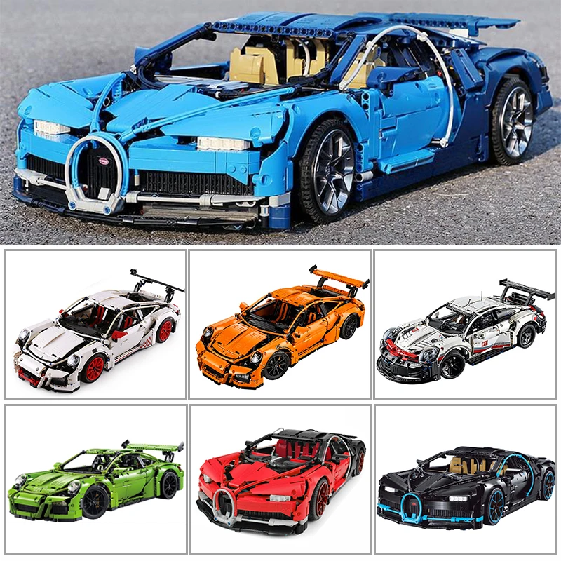 

Decool Technic 20086 20086C 20001 Racing Car Building Blocks Bricks Compatible Legoings 42083 42056 Gifts Toys bugatti Chiron