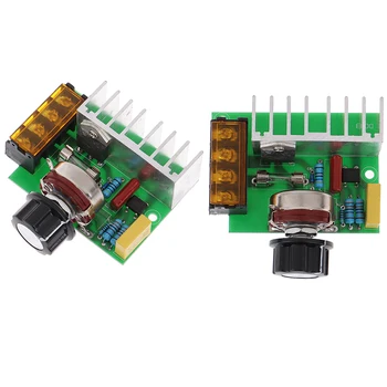 1Pc 4000W 220V AC SCR Electric Voltage Regulator Motor Speed Controller Dimmers
1Pc 4000W 220V AC SCR Electric Voltage Regulator Motor Speed Controller Dimmers