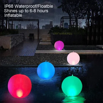Solar LED Lights Inflatable Floating Pool Waterproof Hangable Ball for Pond Pool Beach Wedding Patio CLH@8
Solar LED Lights Inflatable Floating Pool Waterproof Hangable Ball for Pond Pool Beach Wedding Patio CLH@8