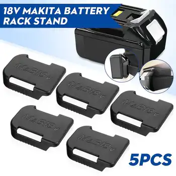 CLAITE 5Pcs 18V Battery Mounts Storage Stand Holder Slots Shelf Rack Stands for Makita BL1860B BL1850B BL1860 BL1850
CLAITE 5Pcs 18V Battery Mounts Storage Stand Holder Slots Shelf Rack Stands for Makita BL1860B BL1850B BL1860 BL1850