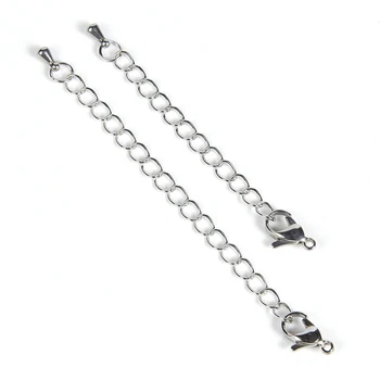 10Pcs/Lot 5/8mm Stainless Steel Lobster Clasp Water Drop Extended Tail Extension Chains Findings Diy Jewelry Making Supplies
10Pcs/Lot 5/8mm Stainless Steel Lobster Clasp Water Drop Extended Tail Extension Chains Findings Diy Jewelry Making Supplies
