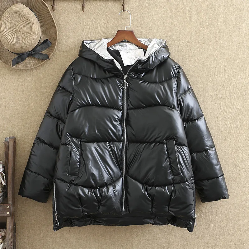 Plus Size Cotton Coat For Women Plus Fertilizer Long Sleeve Lmitation Leather Texture Hooded Large Size Winter Coat For Fatlady
Plus Size Cotton Coat For Women Plus Fertilizer Long Sleeve Lmitation Leather Texture Hooded Large Size Winter Coat For Fatlady