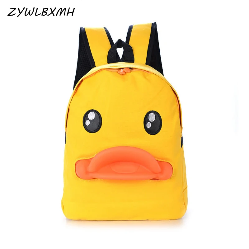 ZYWLBXMH 3D Little Yellow Duck Pattern School Bag Child Backpack Solid Color Zipper Canvas Bag Boy Girl Schoolbag mochilas
ZYWLBXMH 3D Little Yellow Duck Pattern School Bag Child Backpack Solid Color Zipper Canvas Bag Boy Girl Schoolbag mochilas