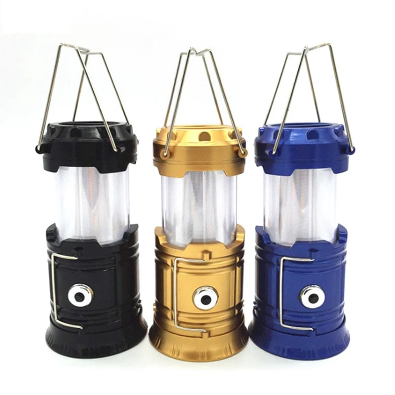 Camping Lantern Convenient LED Solar Powered Rechargeable Folding Portable Retractable Lighting Tool Light Lamp with Handles
Camping Lantern Convenient LED Solar Powered Rechargeable Folding Portable Retractable Lighting Tool Light Lamp with Handles