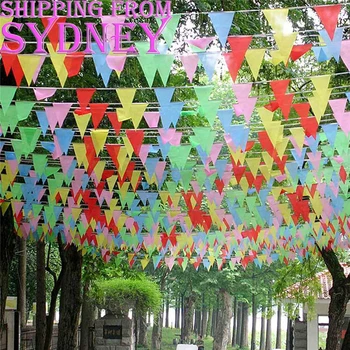 80M Colorful Triangle Flags Bunting Banner Pennant Festival Wedding Party Baby Shower Wedding Garland Flags Party Decoration Sup
80M Colorful Triangle Flags Bunting Banner Pennant Festival Wedding Party Baby Shower Wedding Garland Flags Party Decoration Sup
