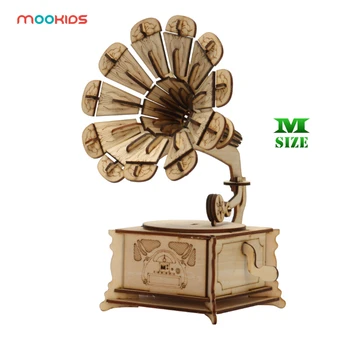 mookids Educational Hobbies Gift DIY 3D Wooden Gramophone Puzzle Game Children Kids Natural Color Toy Model Building Kits
mookids Educational Hobbies Gift DIY 3D Wooden Gramophone Puzzle Game Children Kids Natural Color Toy Model Building Kits