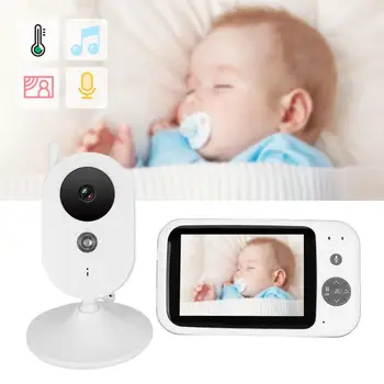 3.2in Wireless Baby Monitor Infrared Night Vision 2-Way Audio Temperature Sensor Cry Detector 100-240V 2-Way Audio Baby Monitor
3.2in Wireless Baby Monitor Infrared Night Vision 2-Way Audio Temperature Sensor Cry Detector 100-240V 2-Way Audio Baby Monitor