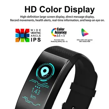 Heart Rate Blood Pressure Monitor Color Screen Smart Wristbands Multi-Sport IP67 Waterproof Bluetooth Smart Bracelet
Heart Rate Blood Pressure Monitor Color Screen Smart Wristbands Multi-Sport IP67 Waterproof Bluetooth Smart Bracelet