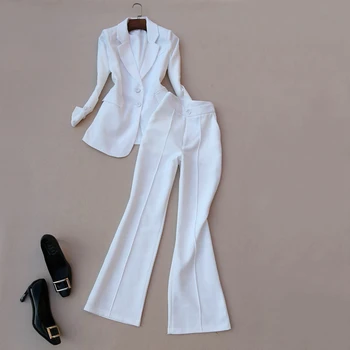 2 piece set women new style women's OL professional temperament suit high waist flared pants fashion suit two piece set women
2 piece set women new style women's OL professional temperament suit high waist flared pants fashion suit two piece set women