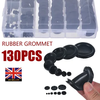 130pcs/kit Cable Blanking Rubber Closed Grommets Assorted Box 7mm 9mm 12mm 16mm 20mm 25mm 32mm 38mm 50mm Diameter
130pcs/kit Cable Blanking Rubber Closed Grommets Assorted Box 7mm 9mm 12mm 16mm 20mm 25mm 32mm 38mm 50mm Diameter