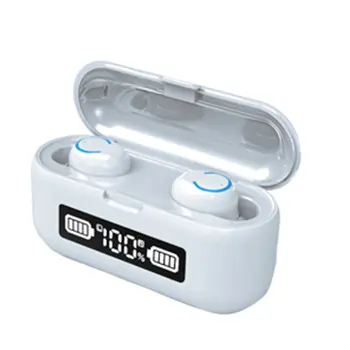 F9-43 5.1 Lightweight Stereo Earphone Mini Headset Wireless Dual Charger with LCD Display 
F9-43 5.1 Lightweight Stereo Earphone Mini Headset Wireless Dual Charger with LCD Display