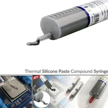 20ML Gray Thermal Grease CPU Chipset Cooling Compound Paste Sink CPU Silicone Computer Chip Heat For PC G0T8
20ML Gray Thermal Grease CPU Chipset Cooling Compound Paste Sink CPU Silicone Computer Chip Heat For PC G0T8