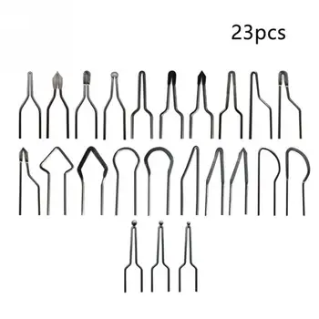 23pcs Heating Wire High Impedance Accessories Metal Alloy Portable Wood Burning Replacement Carving Mini Pyrographic Tip Kit
23pcs Heating Wire High Impedance Accessories Metal Alloy Portable Wood Burning Replacement Carving Mini Pyrographic Tip Kit