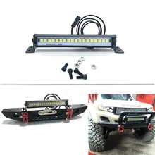 Roof LED Light Bar Searchlight for 1/10 Traxxas TRX4 Defender TRX6 G63 Axial SCX10 RC Crawler Car Accessories Lamp
Roof LED Light Bar Searchlight for 1/10 Traxxas TRX4 Defender TRX6 G63 Axial SCX10 RC Crawler Car Accessories Lamp