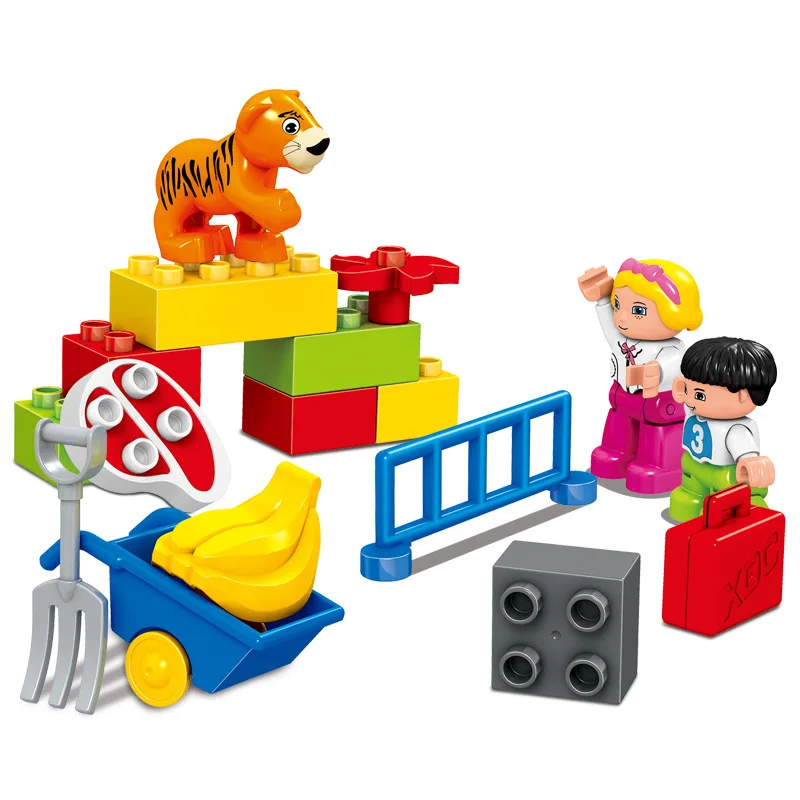 Hui mei Assembled Building Blocks Toy 63pcs Large Particles Scene Building Blocks Stars Suburb Joy Zoo Hm079
Hui mei Assembled Building Blocks Toy 63pcs Large Particles Scene Building Blocks Stars Suburb Joy Zoo Hm079