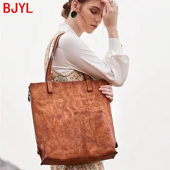 New retro leather women handbag large capacity female shoulder bag cowhide handbags fashion simple soft leather tote bags ladies
New retro leather women handbag large capacity female shoulder bag cowhide handbags fashion simple soft leather tote bags ladies