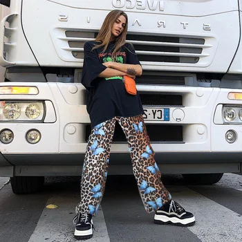 WEPBEL Pants Trousers Summer Women's New Casual Pants Butterfly Print Loose High Waist Wide Leg Trousers Fashion
WEPBEL Pants Trousers Summer Women's New Casual Pants Butterfly Print Loose High Waist Wide Leg Trousers Fashion