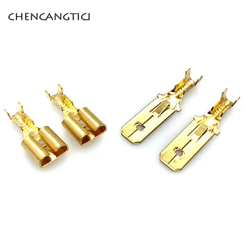 50 pcs brass tinned 6.3 mm Female or Male Spade Crimp Terminal Brass wire Connector DJ623-E6.3A DJ623-E6.3B DJ623-E6.3C H62
50 pcs brass tinned 6.3 mm Female or Male Spade Crimp Terminal Brass wire Connector DJ623-E6.3A DJ623-E6.3B DJ623-E6.3C H62