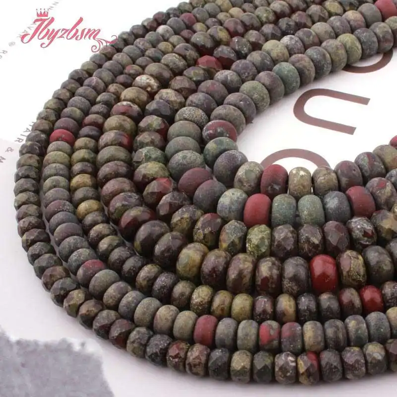 Natural Dragon Blooded Tumbled Stone Rondelle 3x6/4x8mm Spacer Stone Beads For Jewelry Making DIY Necklace Loose Strand 15"
Natural Dragon Blooded Tumbled Stone Rondelle 3x6/4x8mm Spacer Stone Beads For Jewelry Making DIY Necklace Loose Strand 15"